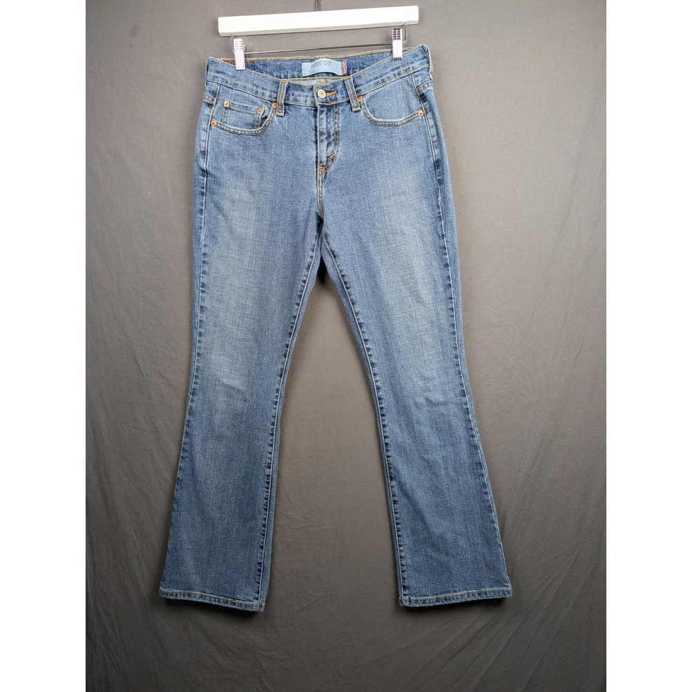 Levis 515 Bootcut Jeans Womens 6M Blue Denim Stretch Low Rise